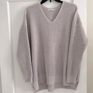 Cozy Knit Waffle Sweater